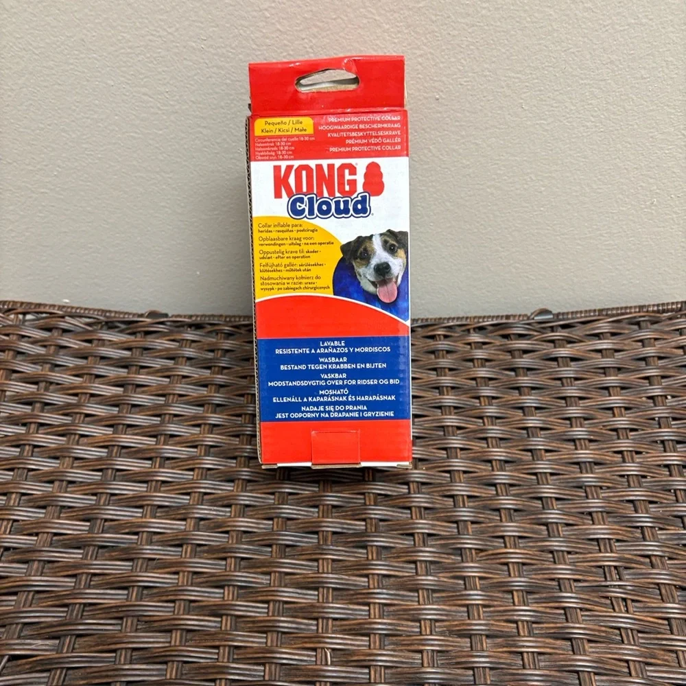 KONG Cloud Protective Dog Collar - Blue Size Small